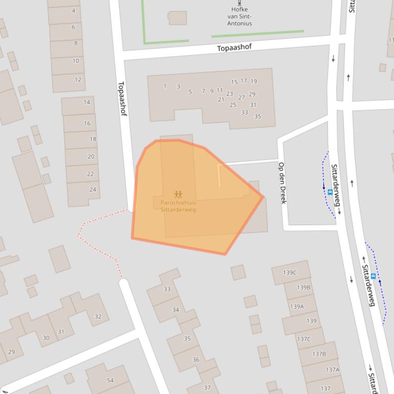 Kaart van postcodegebied 6412CP.