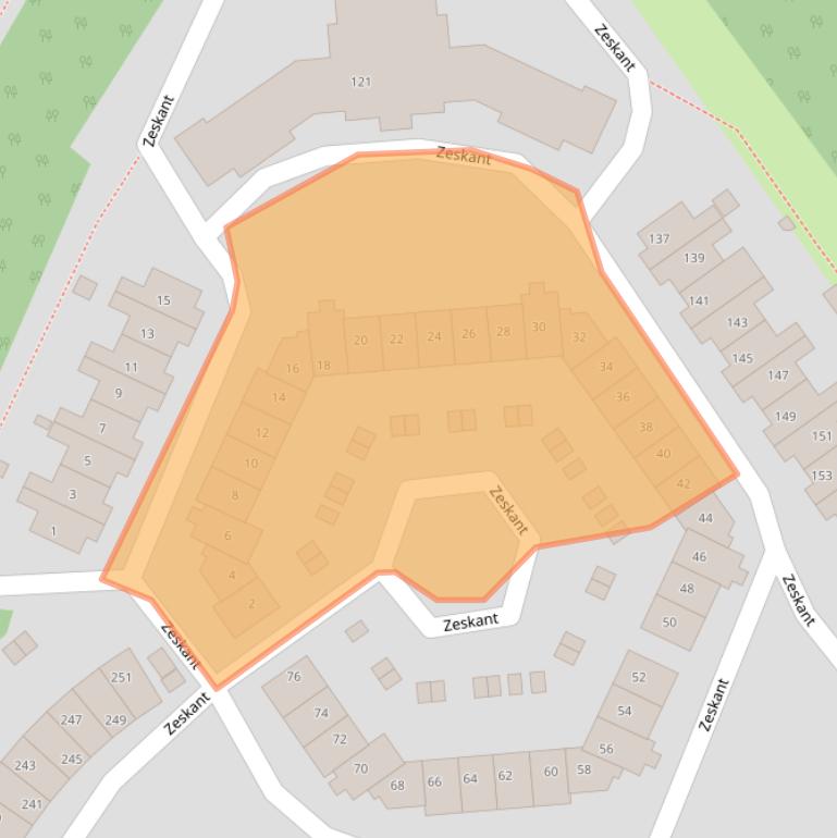 Kaart van postcodegebied 6412DP.