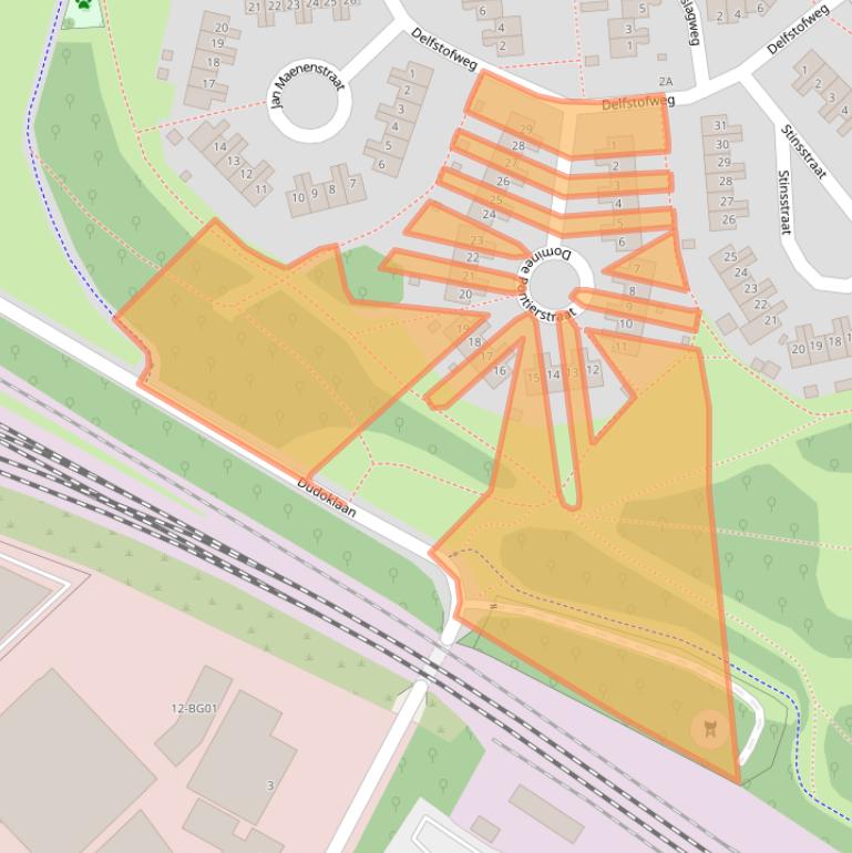 Kaart van postcodegebied 6412ED.