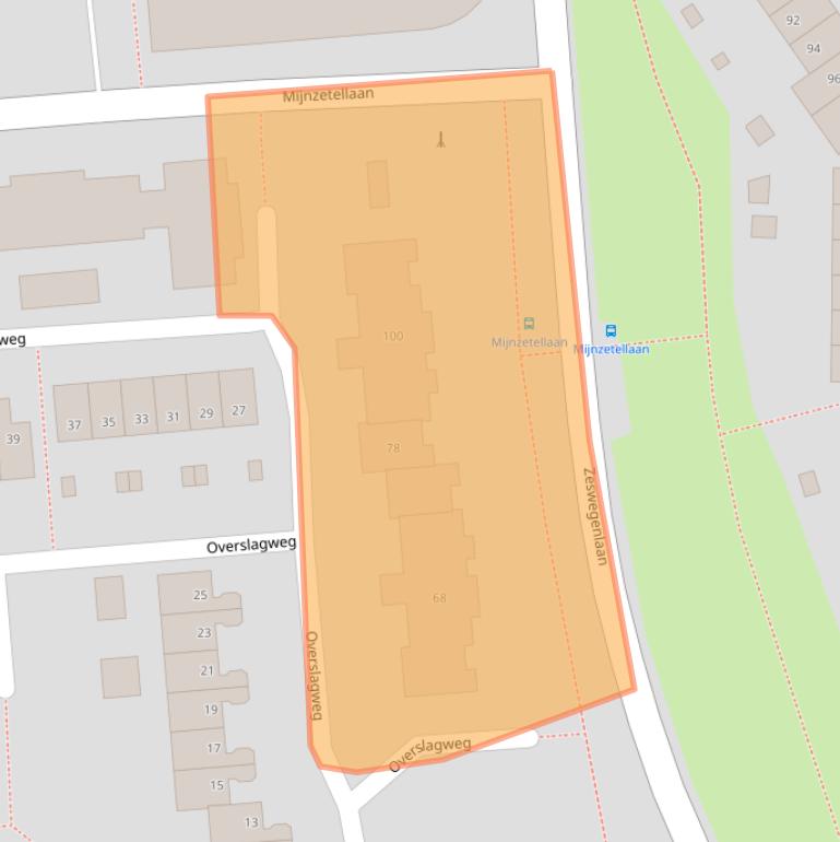 Kaart van postcodegebied 6412EL.