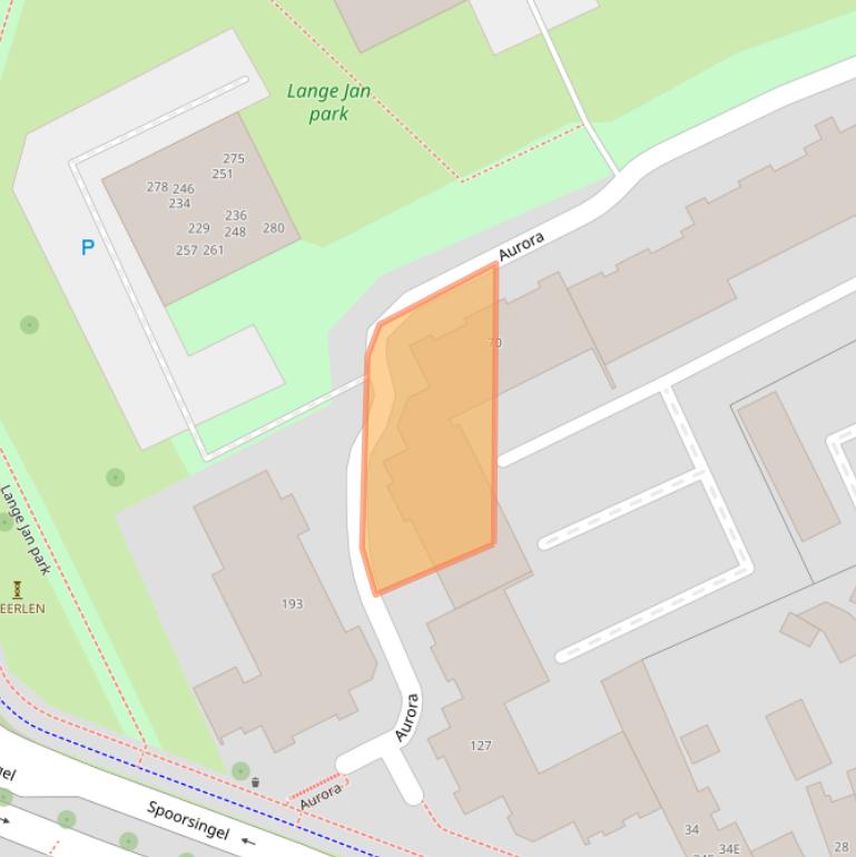 Kaart van postcodegebied 6412GE.