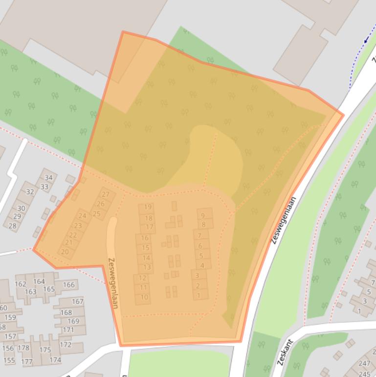 Kaart van postcodegebied 6412HA.