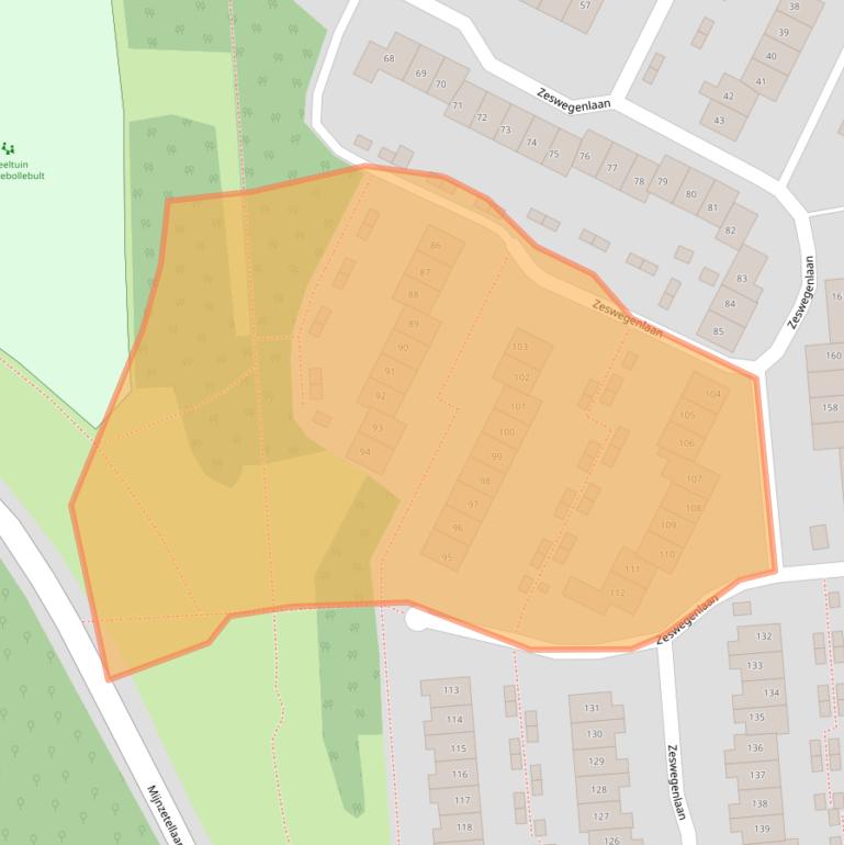 Kaart van postcodegebied 6412HD.