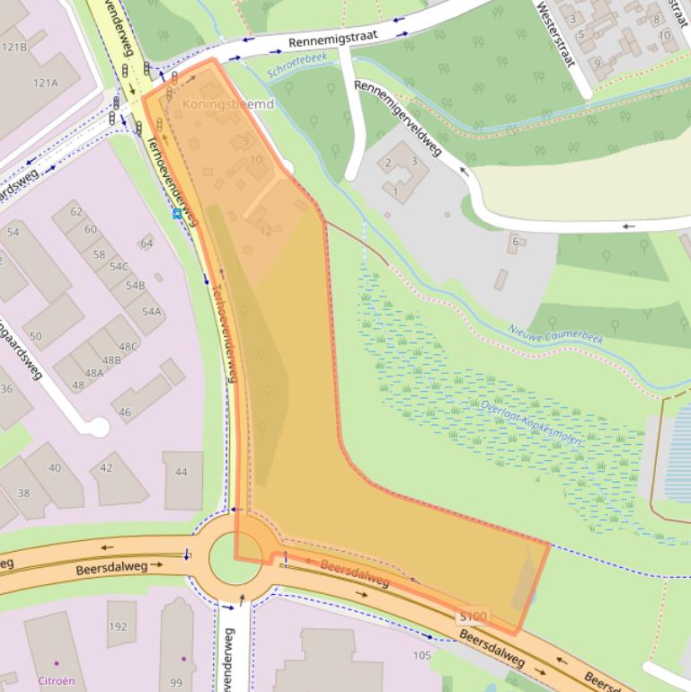Kaart van postcodegebied 6412PK.