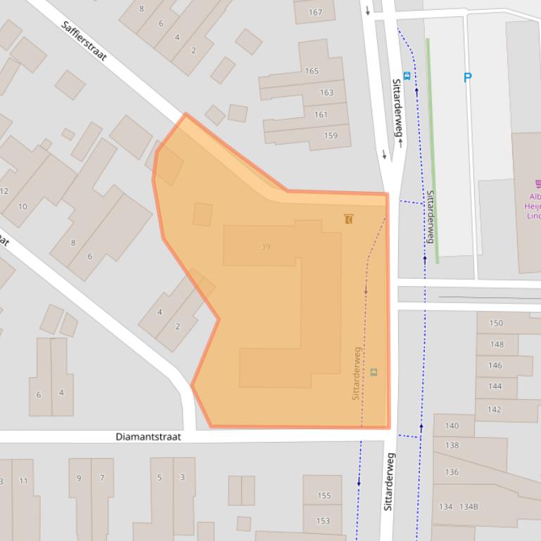 Kaart van postcodegebied 6412SW.