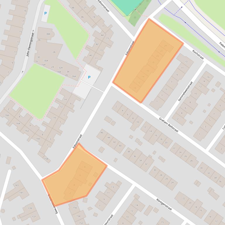 Kaart van postcodegebied 6412TZ.