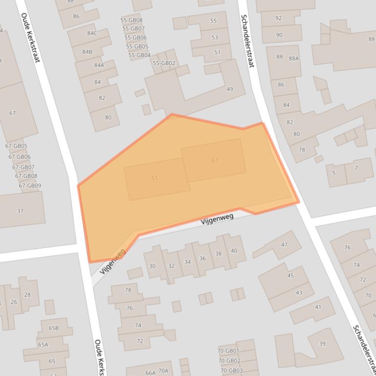 Kaart van postcodegebied 6412VP.