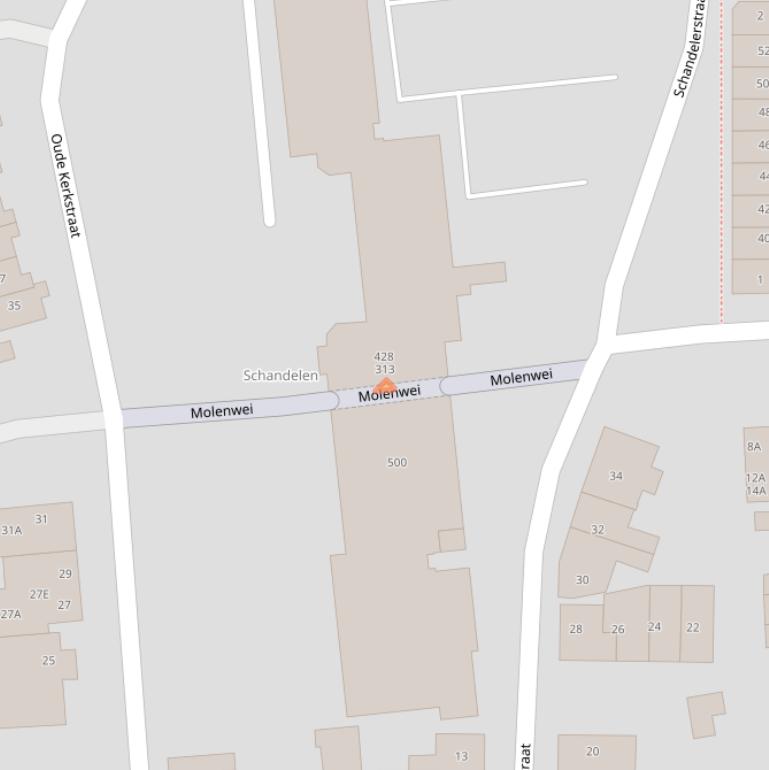 Kaart van postcodegebied 6412WE.