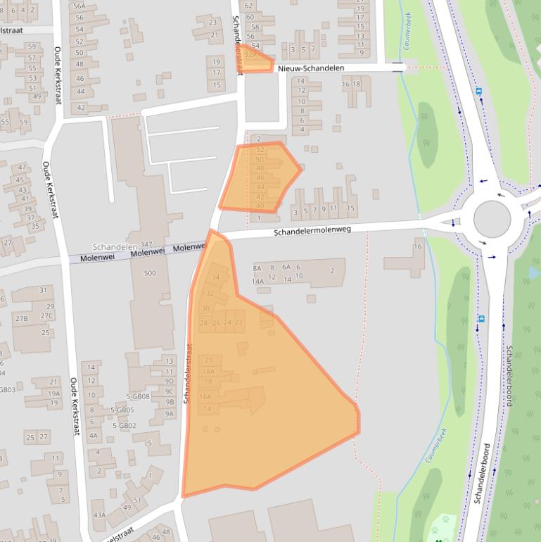 Kaart van postcodegebied 6412XN.