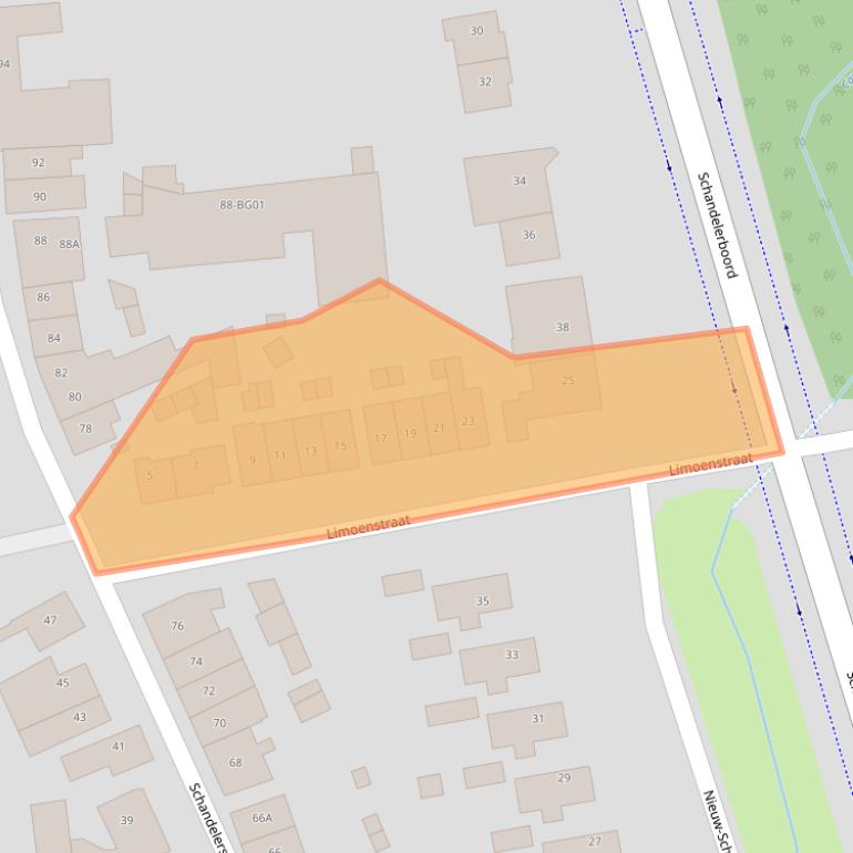 Kaart van postcodegebied 6412XS.