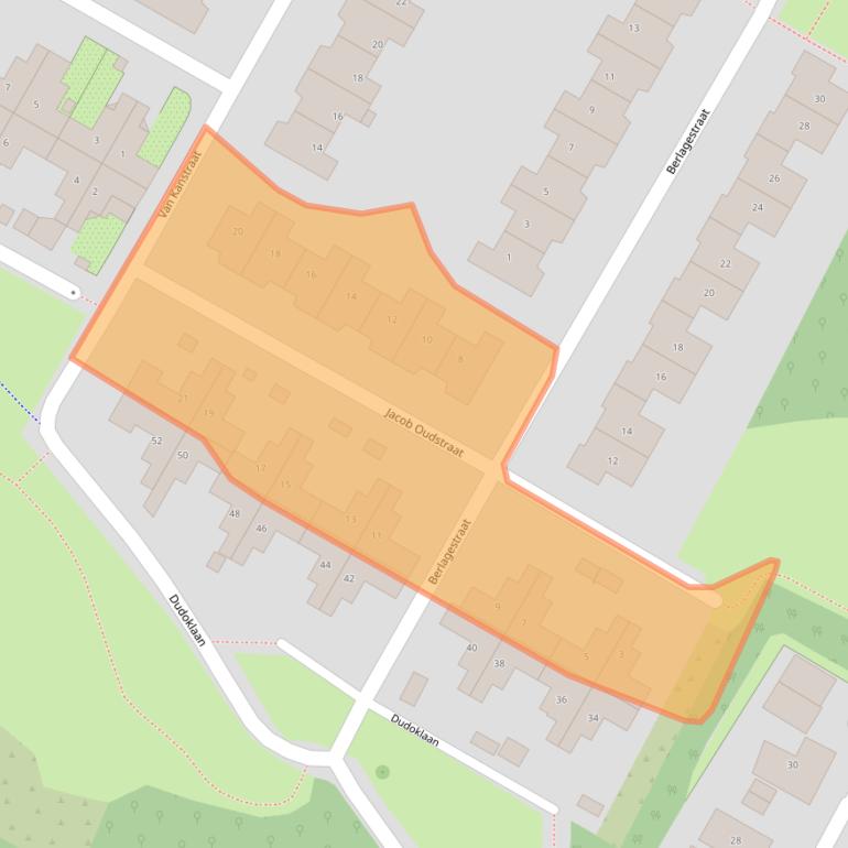 Kaart van postcodegebied 6412ZZ.