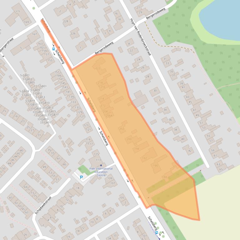 Kaart van postcodegebied 6413AH.