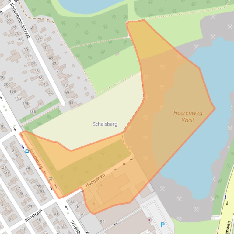 Kaart van postcodegebied 6413AK.