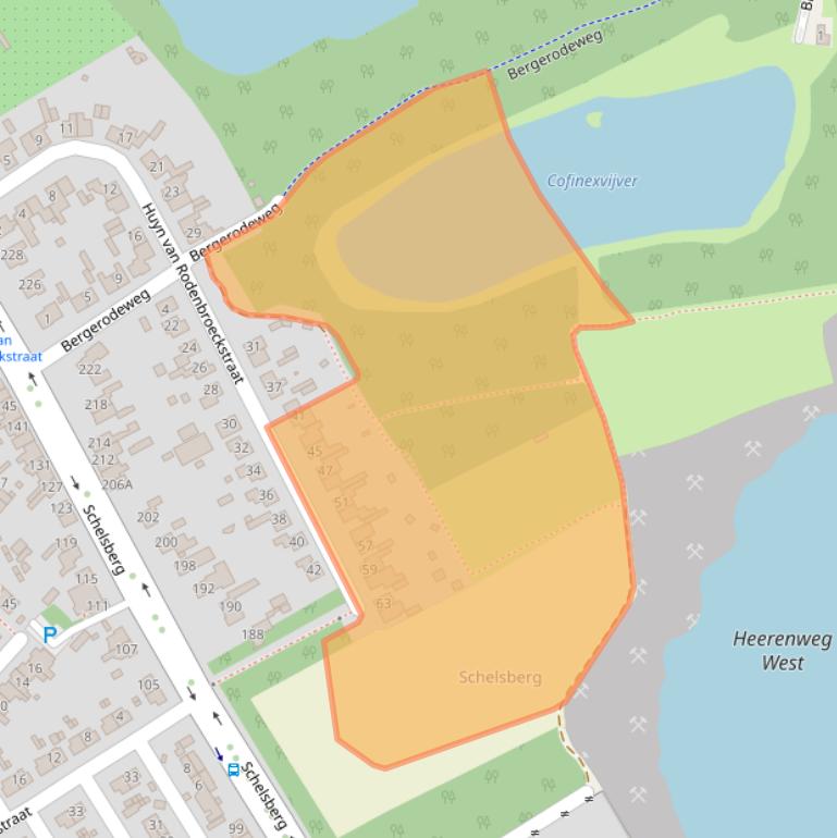 Kaart van postcodegebied 6413AN.