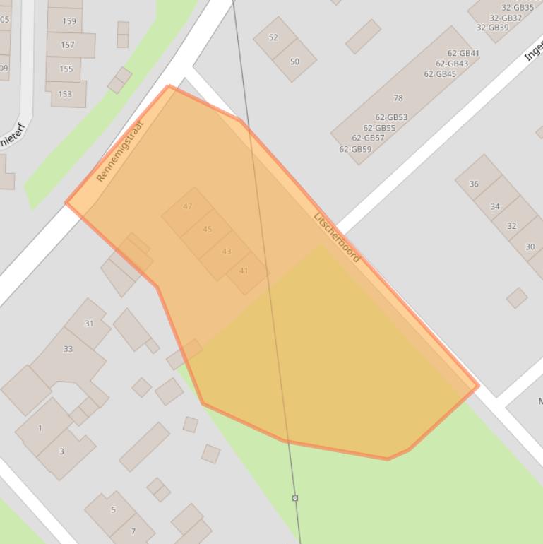Kaart van postcodegebied 6413AV.