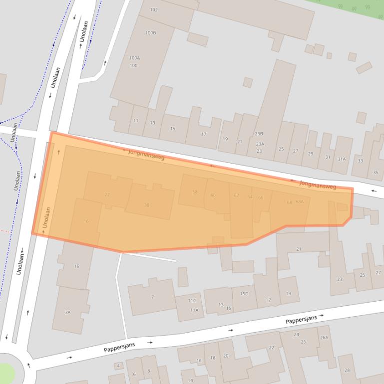 Kaart van postcodegebied 6413CS.