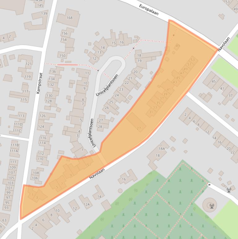 Kaart van postcodegebied 6413CW.