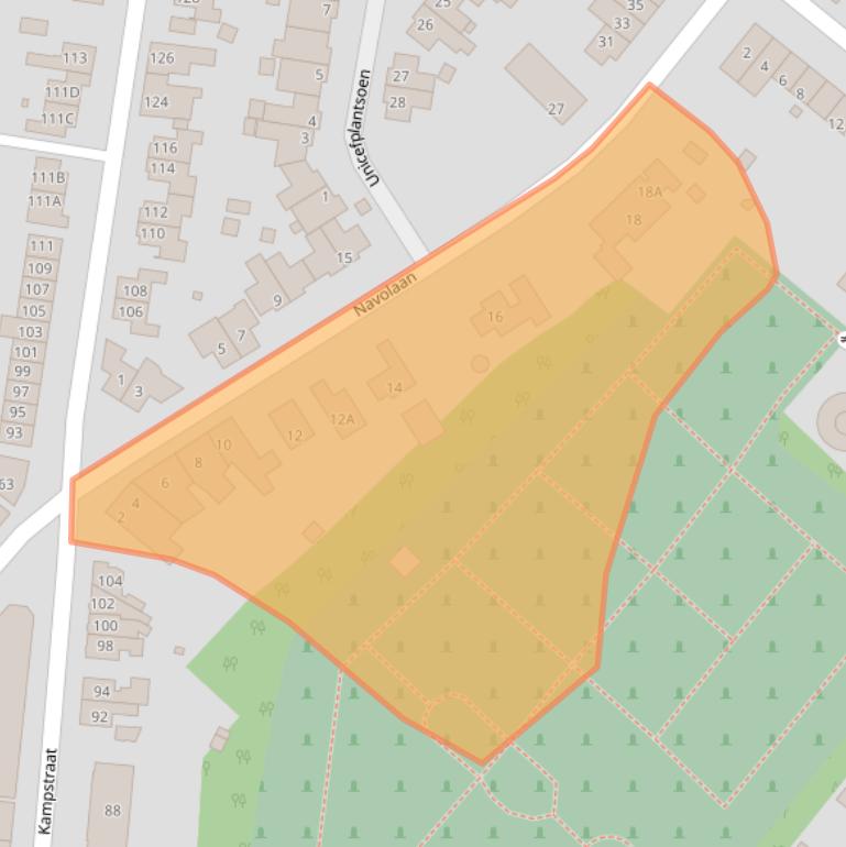 Kaart van postcodegebied 6413CX.