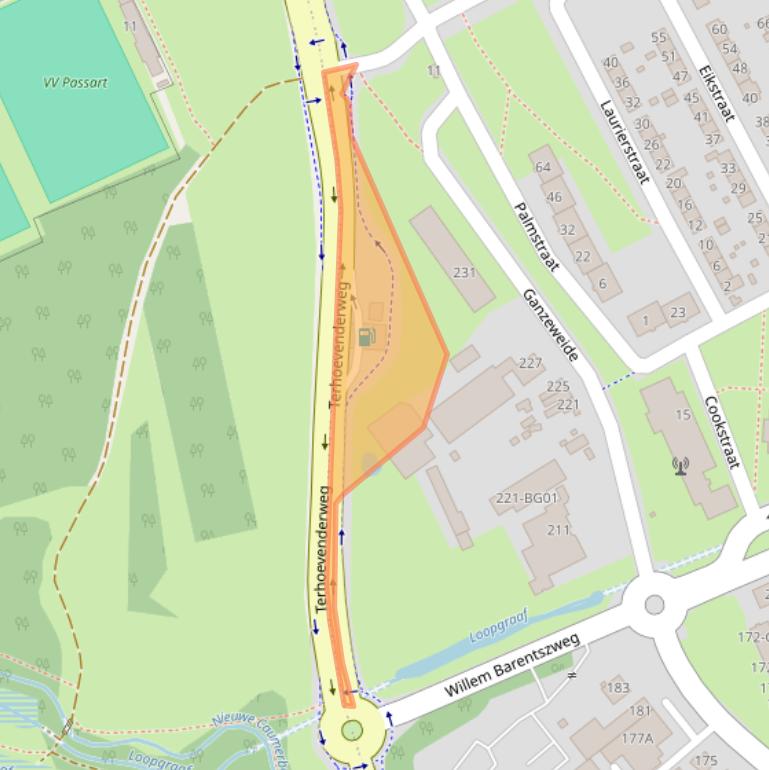 Kaart van postcodegebied 6413EZ.