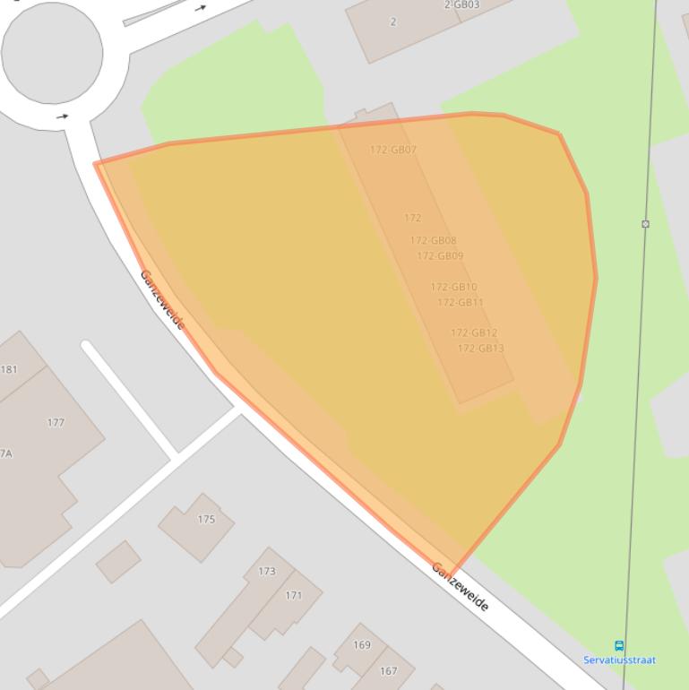 Kaart van postcodegebied 6413GK.