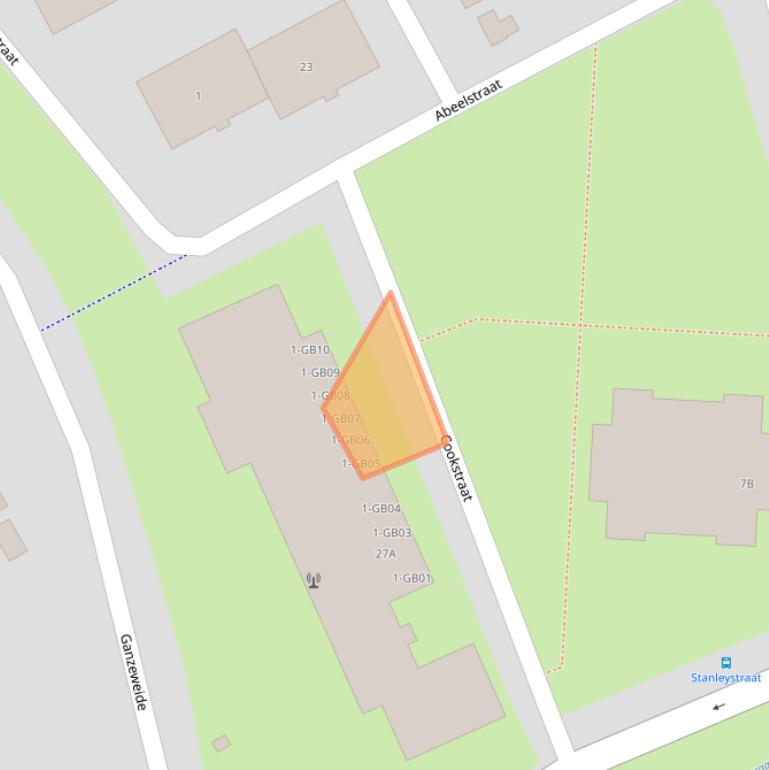 Kaart van postcodegebied 6413HW.