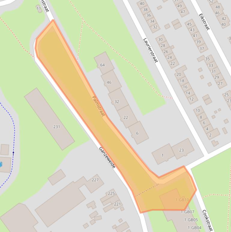 Kaart van postcodegebied 6413HX.