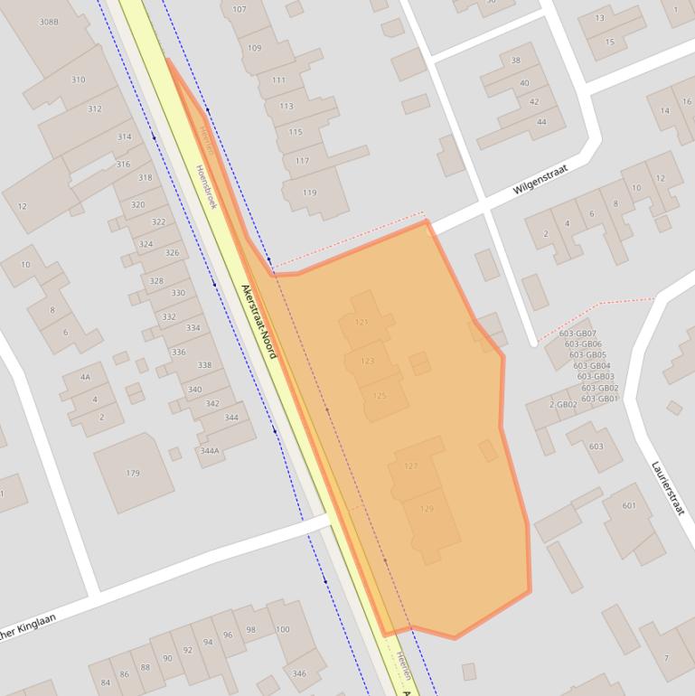 Kaart van postcodegebied 6413JD.