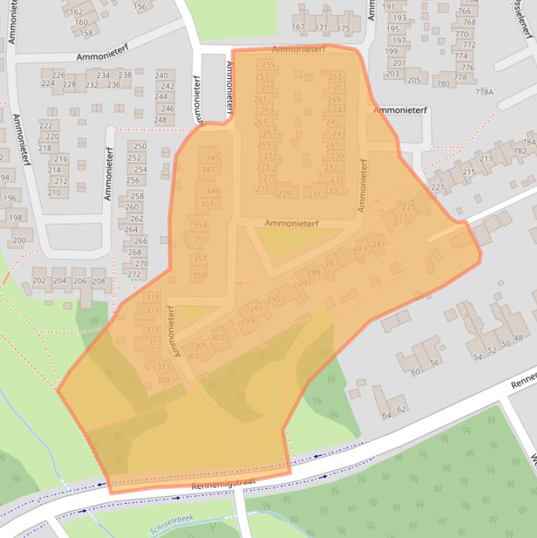 Kaart van postcodegebied 6413KT.