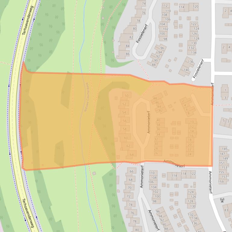 Kaart van postcodegebied 6413KV.