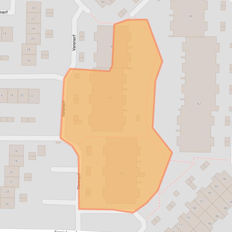 Kaart van postcodegebied 6413LC.