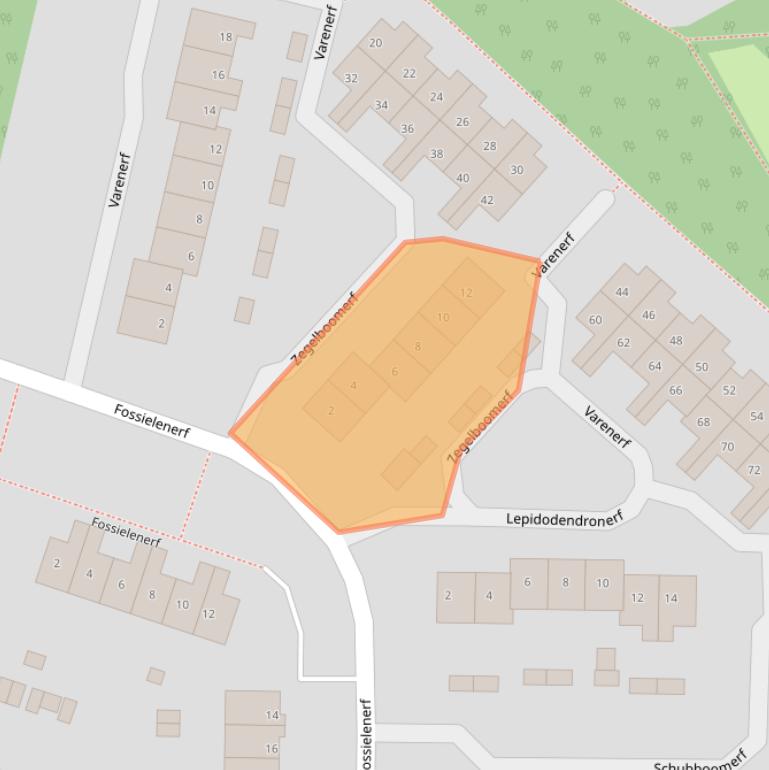 Kaart van postcodegebied 6413LE.