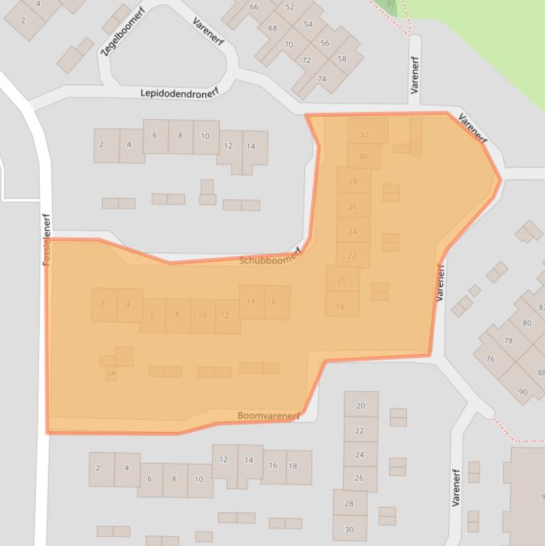 Kaart van postcodegebied 6413LH.
