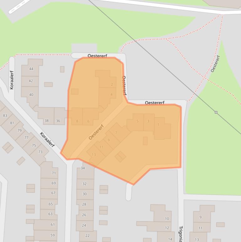 Kaart van postcodegebied 6413LM.