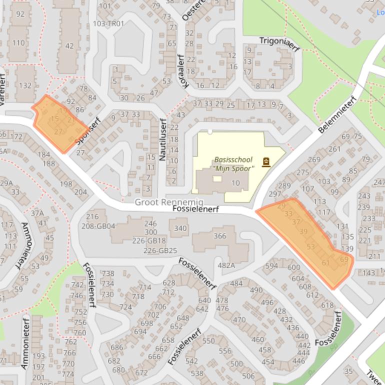 Kaart van postcodegebied 6413LN.