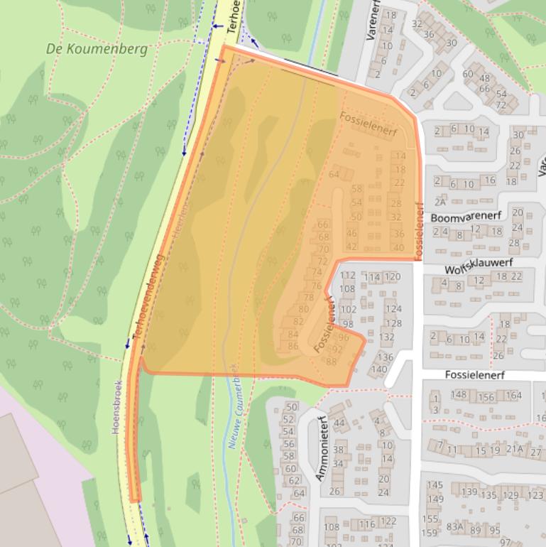 Kaart van postcodegebied 6413MA.