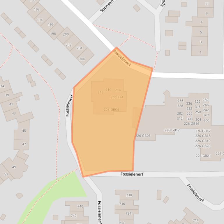 Kaart van postcodegebied 6413MD.