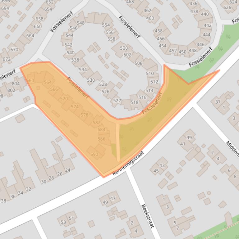 Kaart van postcodegebied 6413ML.