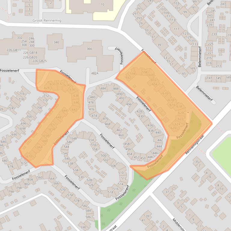 Kaart van postcodegebied 6413MN.