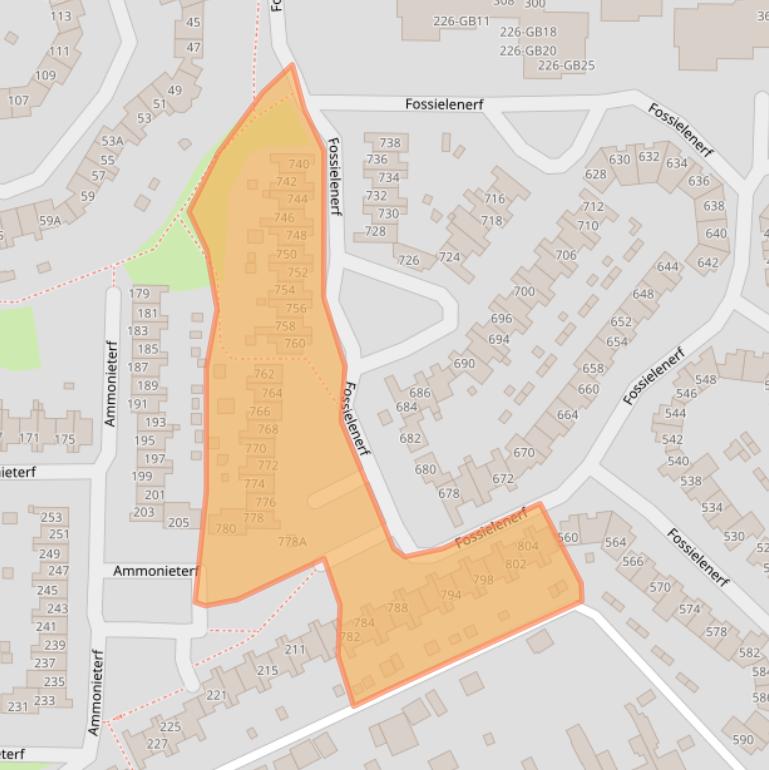 Kaart van postcodegebied 6413MR.