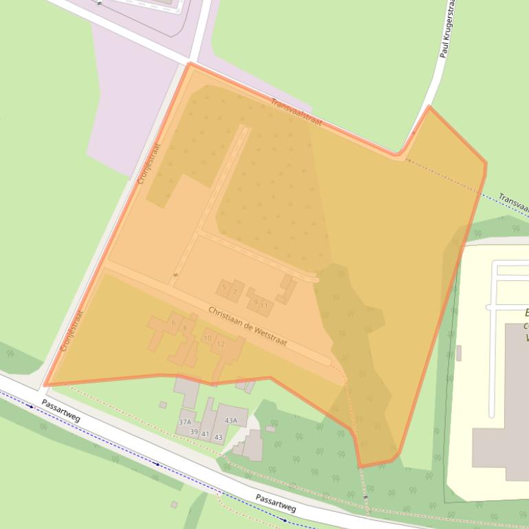 Kaart van postcodegebied 6413NS.