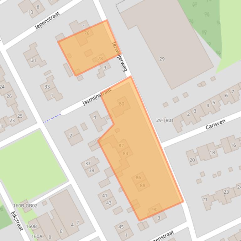 Kaart van postcodegebied 6413PG.