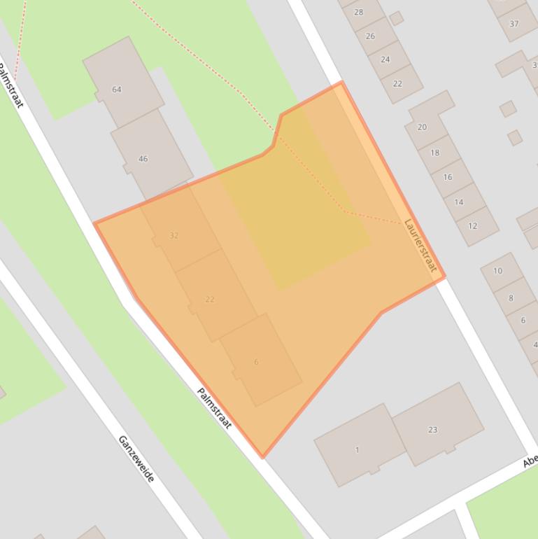 Kaart van postcodegebied 6413RC.