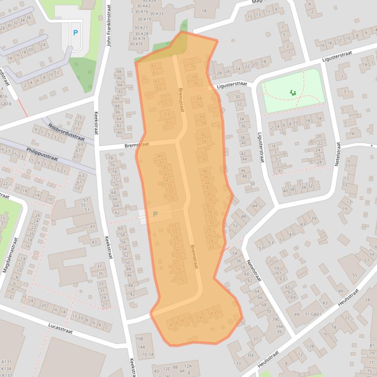 Kaart van postcodegebied 6413SB.