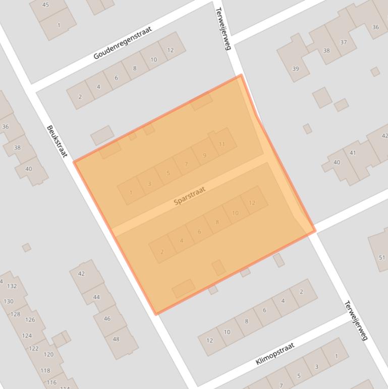 Kaart van postcodegebied 6413SC.