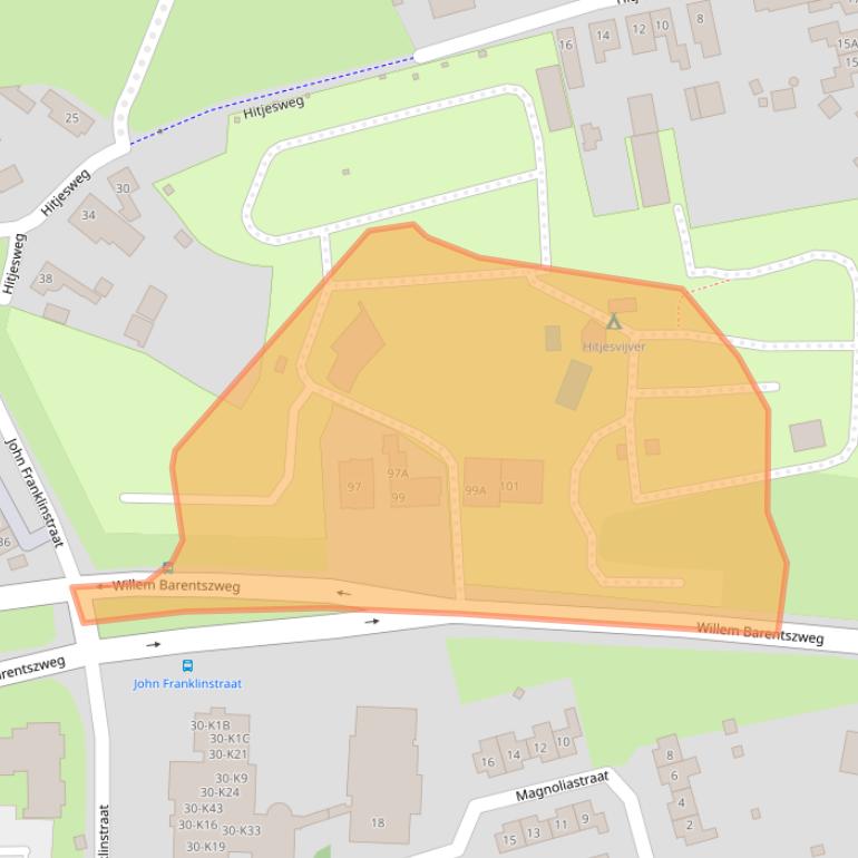 Kaart van postcodegebied 6413TC.