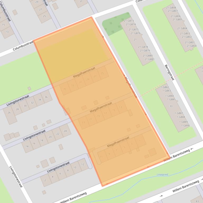 Kaart van postcodegebied 6413TJ.