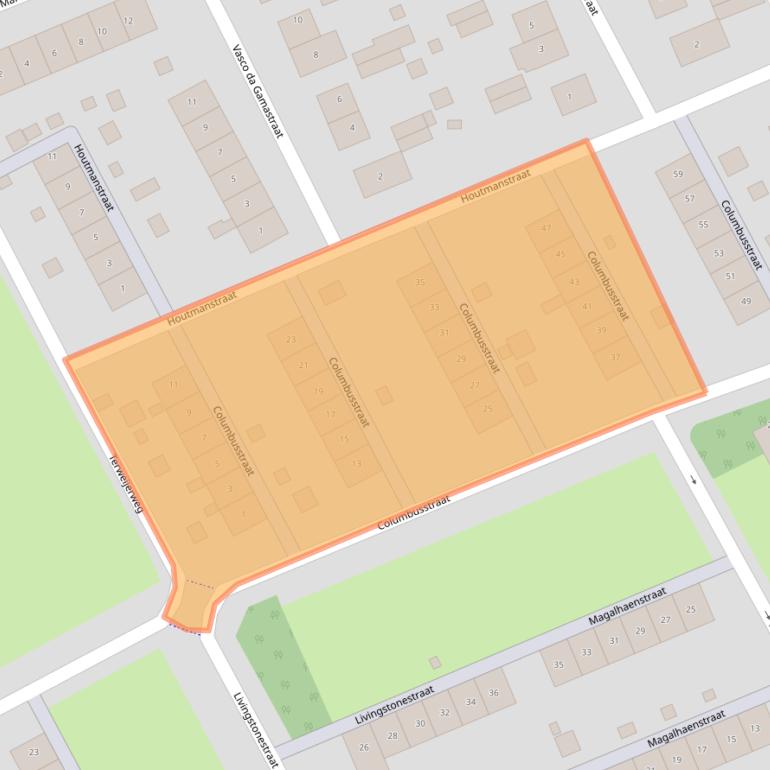 Kaart van postcodegebied 6413TM.