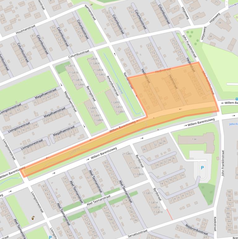 Kaart van postcodegebied 6413TT.