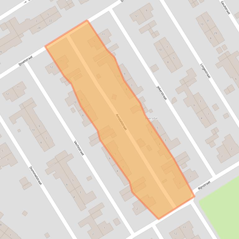 Kaart van postcodegebied 6413XA.