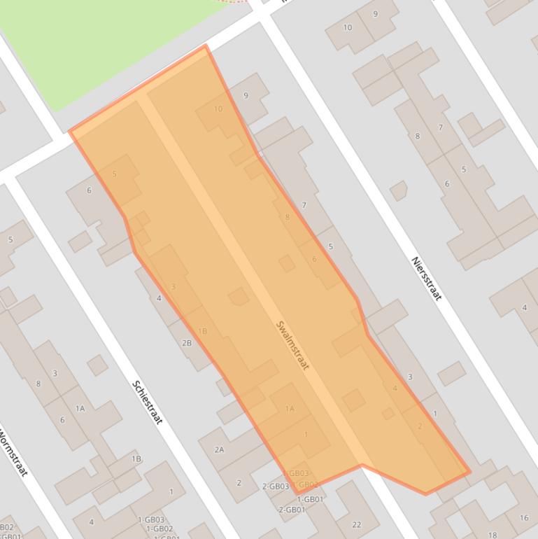 Kaart van postcodegebied 6413XN.